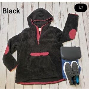 Black Sherpa hoodie